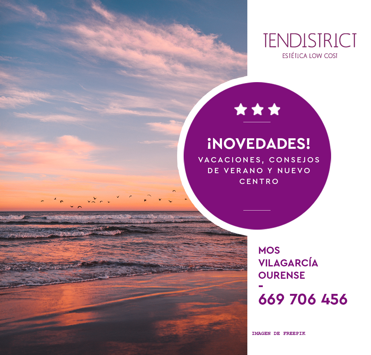 Novedades Tendistric
